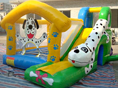 Spotted Dog Inflatable Slide Pa