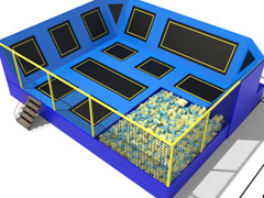 TUV GS Trampoline Park YT-TP003